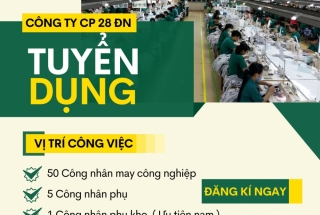 THÔNG TIN TUYỂN DỤNG THÁNG 5/2023